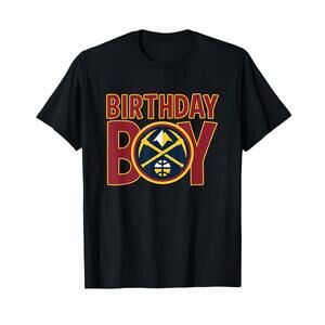 Nba Birthday Boy Denver Nuggets Retro Logo T-Shirt